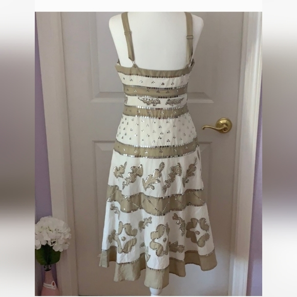 BCBG sundress with silver sequins - Picture 3 of 4